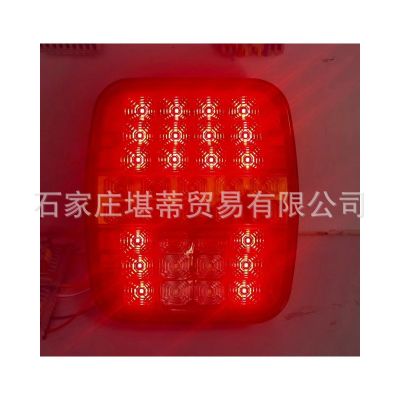 亚马逊新款24VLED后尾灯总成流水导向后尾灯刹车转向车灯图2