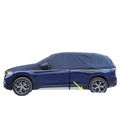 汽车遮阳罩半罩车衣加厚车用防晒隔热防雨学半身套前挡遮阳挡图5