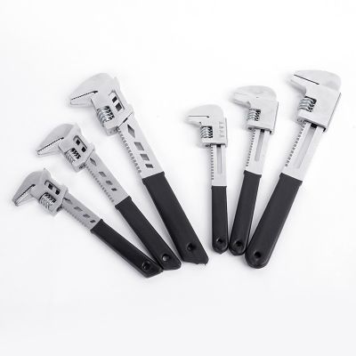 加工定制活动扳手 F型管钳 大开口扳手 水管扳手 活口扳手