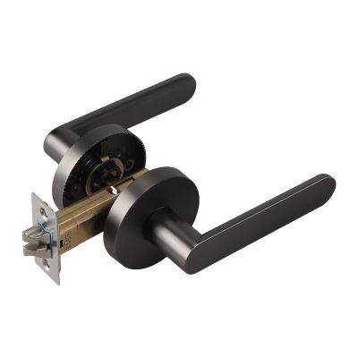 通道锁简约室内门把手卧室储物间执手锁单舌消防门过道三杆通道锁图5