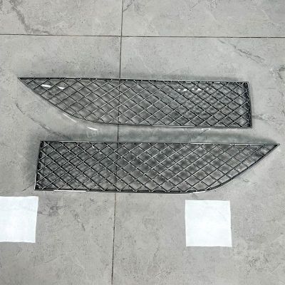 适用2020宾利欧陆GT前保险杠下中网格栅前脸进气口通风网雾灯框网图3