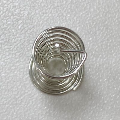 工厂专业生产家用电器电子通讯触摸黄色异型右旋标准件锡线弹簧图3