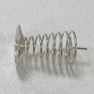 工厂专业生产家用电器电子通讯触摸黄色异型右旋标准件锡线弹簧图2