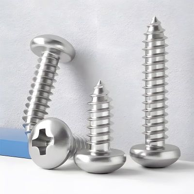 304不锈钢圆头十字槽自攻螺丝钉大全耐锈尖尾自贡螺丝钉m3 m4m5m6图2