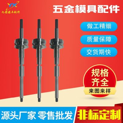 供应精密模具配件镶针冲头托针顶针司筒扁销 顶针导柱套模针图3