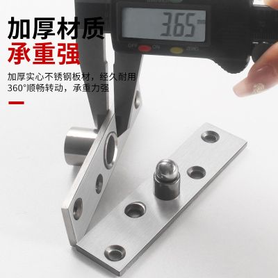360度天地转轴合页木门不锈钢鸡嘴一字门铰隐形上下旋转偏轴铰链图2