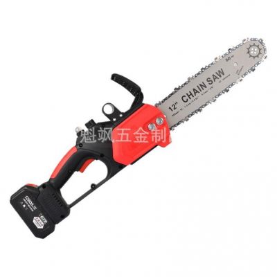 ✅手锯家用锯树无刷12寸锂电链锯 充电式电动工具伐木修枝锯高效图4