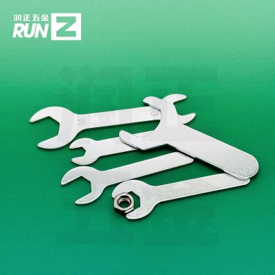 简易开口扳手厂家现货一次性冲压镀锌单双头小扳手配套工 具薄扳手图2