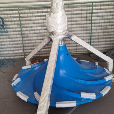 双曲面搅拌机潜水式安装示意图 QSJ-1000双曲面搅拌机图4