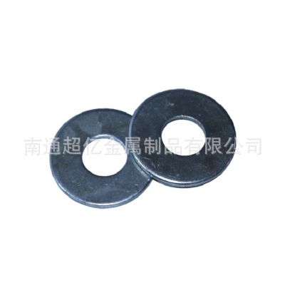 DIN125镀锌平垫 发黑高强度垫片 热镀锌国标加大垫片 钢结构平垫图2