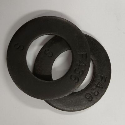 F436钢印美制ASTM平垫圈介子发黑碳钢加厚加硬垫片图3