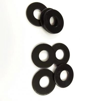 美制标准SAE碳钢黑锌发黑平垫圈镀锌平垫介子1/4 5/16 3/8图3