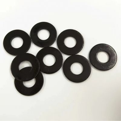 美制标准SAE碳钢黑锌发黑平垫圈镀锌平垫介子1/4 5/16 3/8图4