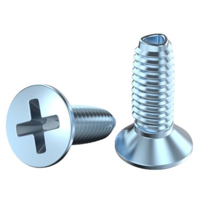 镀蓝锌沉头十字三角牙自攻螺丝平头自锁螺钉五金紧固件配件批发图5