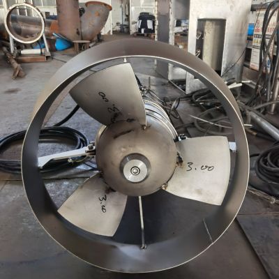 污泥回流泵QJB-W7.5/12配穿墙管拍门图3