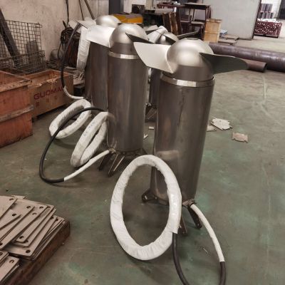 污泥回流泵QJB-W7.5/12配穿墙管拍门图5