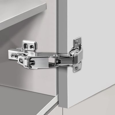 180度特殊缓冲二段力铰链平开门橱柜合页180°衣柜阻尼缓冲门铰链图2