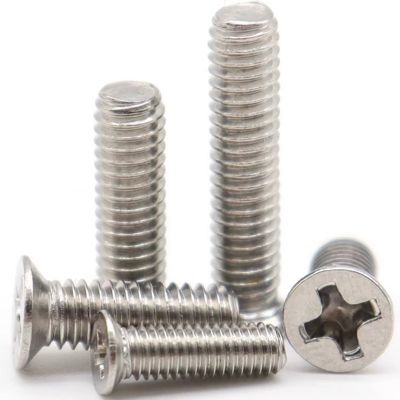 GB819沉头机丝A2-70 高强度304不锈钢KM电子十字槽平头螺丝图3