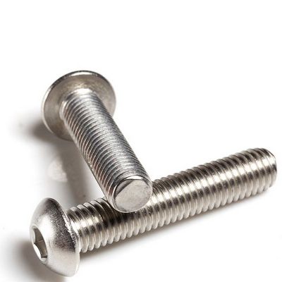 304不锈钢内六角螺丝批发M3M4M5M6m8半圆盘头内六角螺栓ISO7380图2