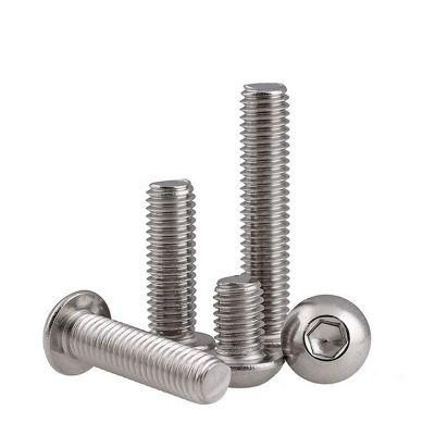 304不锈钢内六角螺丝批发M3M4M5M6m8半圆盘头内六角螺栓ISO7380图5