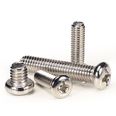 镀镍PM圆头十字螺钉盘头机牙小螺丝钉批发家具螺丝大全m3 m4m5m6图5