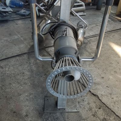 潜水推流曝气机钢丝绳固定式安装图2