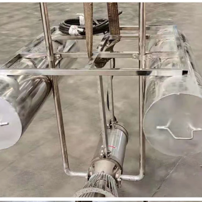 TLB-7.5潜水推流曝气机现场安装图图2