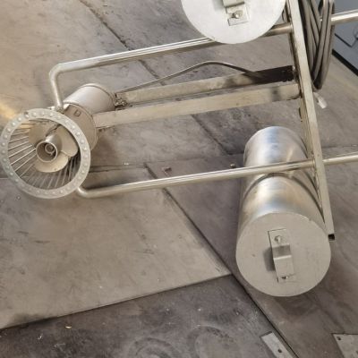 TLB-7.5潜水推流曝气机现场安装图图5