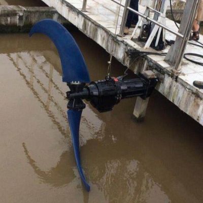 氧化沟推流器QJB7.5/4-2500/2-36配卷扬机安装图1