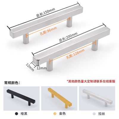 厂家批发不锈钢现代简约小拉手家具柜门橱柜抽屉拉手鞋柜衣柜把手图2