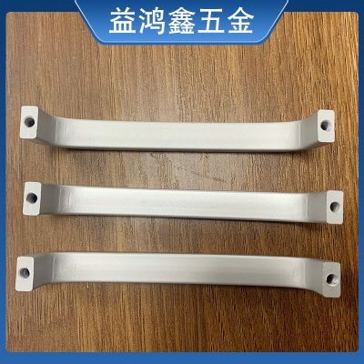 橱柜衣柜抽屉铝合金实心小拉手 家具五金太空铝拉手U形把手实心图2