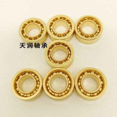 镀金R188KK微型轴承10珠规格6.35*12.7*4.762mm溜溜球轴承金色U轴图2