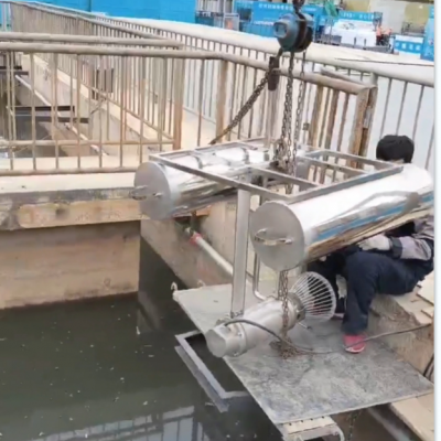 强力造流曝气机用于水体循环增氧图3