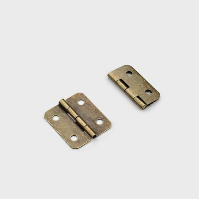 1.2寸合页铁小折页木盒包装盒礼盒铰链平开活页圆角包装五金配件图4