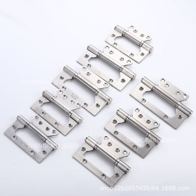 盛楷利五金不锈钢子母合页静音轴承中轴4寸5寸房门木门合页免开槽图5