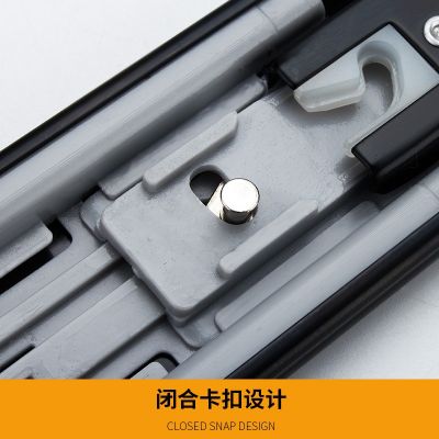 厂家直供 4510缓冲静音滑轨抽屉轨道三节钢珠阻尼滑轨吊轨路轨道图5