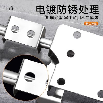 不锈钢插销门锁扣防盗木门房门卫生间门插锁加厚明装老式推拉门销图4