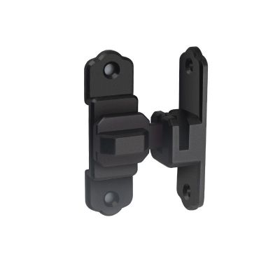 防盗不锈钢门扣黑色插销保险门栓移加厚门锁扣家用门搭扣直角门闩图5