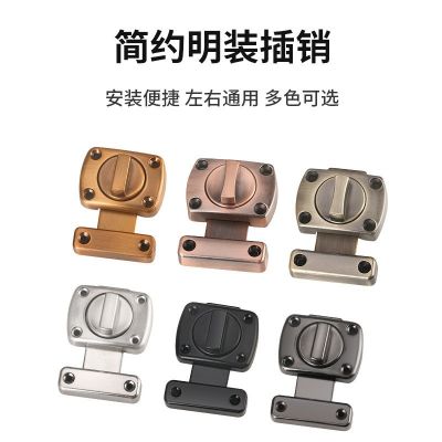 厂家批发锌合金小插销加厚木门搭扣防盗门栓弹簧门闩明装锁扣门锁图4