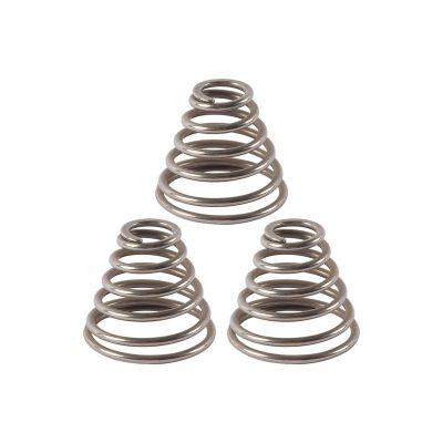 钛合金塔型小弹簧电池螺旋压缩弹簧玩具遥控器手电筒压缩塔形弹簧图3