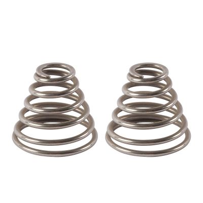 钛合金塔型小弹簧电池螺旋压缩弹簧玩具遥控器手电筒压缩塔形弹簧图2