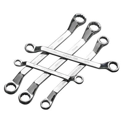 拓森手动镜面眼镜扳手45钢 梅 花扳手 汽修五金工具双头梅花扳手图4