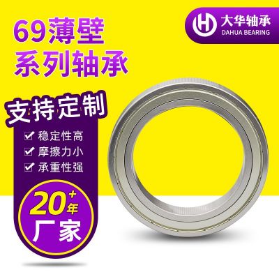 69铁盖胶盖系列不锈钢薄壁轴承6910ZZ/2RS千类轴承编码器用轴承图4