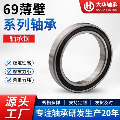 69铁盖胶盖系列轴承钢轴承6908 6909 ZZ/2RS千类薄壁轴承电 机轴承图3