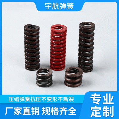 乐清工厂304不锈钢压簧设备开关矩形弹簧汽车模具螺旋压缩减震图2