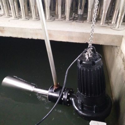 造流曝气机工作原理图2