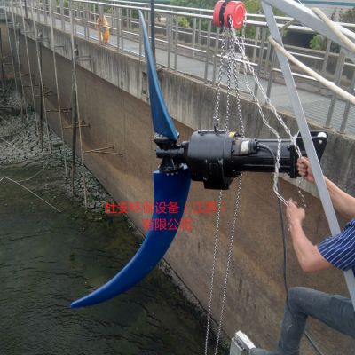 QJB5.5/4-2500/2-38潜水推流器CAD安装图图2