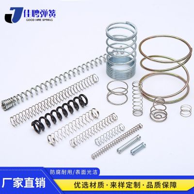 定制304 201不锈钢压缩弹簧 圆柱螺旋压力弹簧 五金工具小弹簧图2