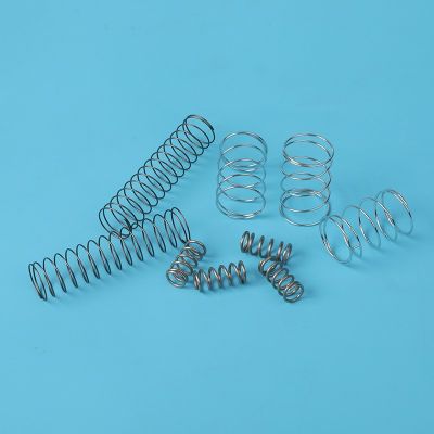 强力弹簧钢不锈钢 压缩减震弹黄大小钢丝回位力压簧线径304订定制图2