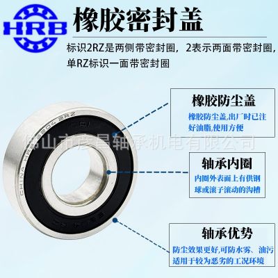 哈尔滨HRB轴承深沟球系列大全6200 6201 6202 62032Z重型小号迷你图5
